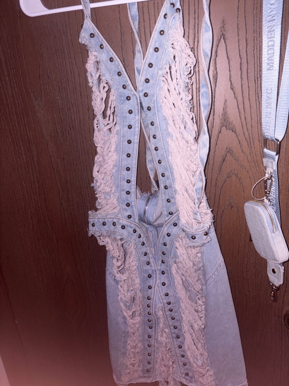 Jean open dress